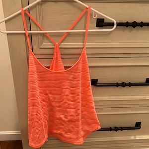 Coral lightweight tank size Large. Worn twice.